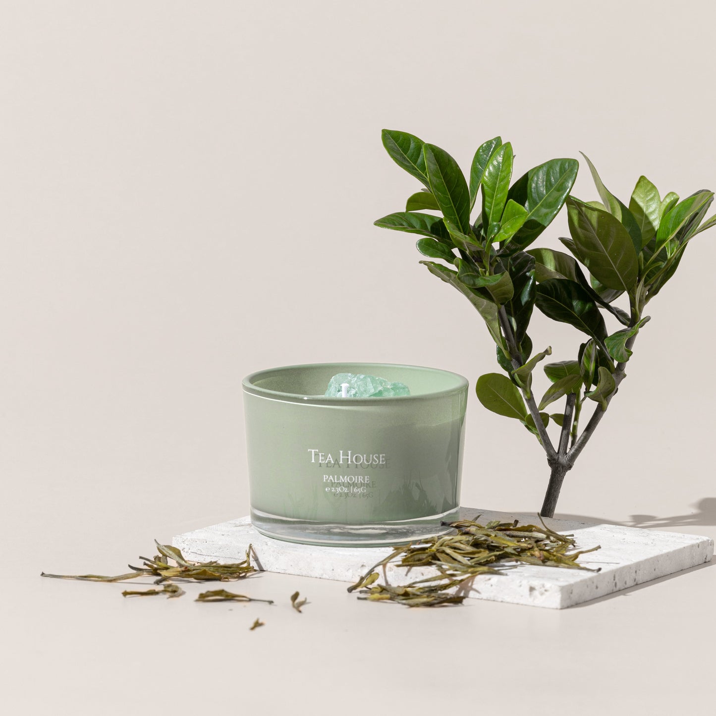 Tea House Soy Wax Candle - PALMOIRE