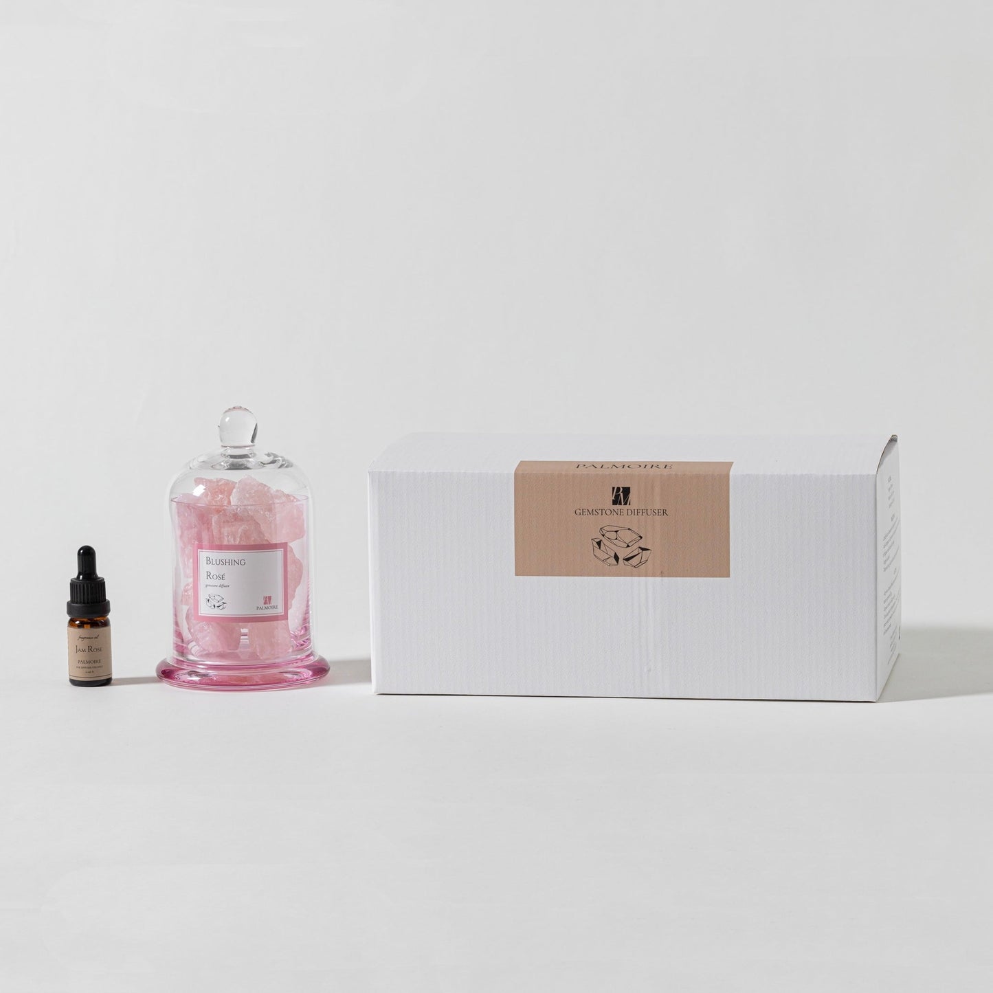 Blushing Rosé Gemstone Diffuser - PALMOIRE