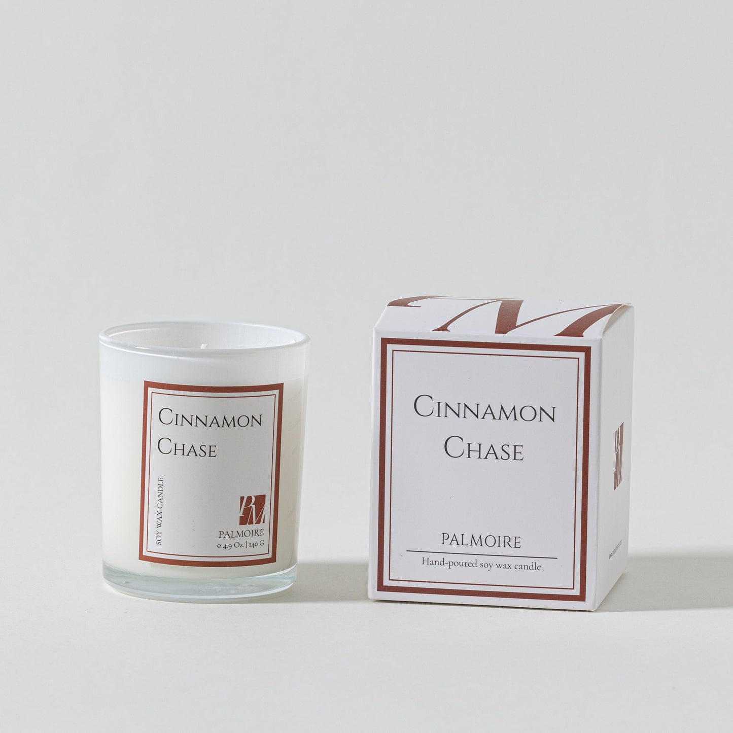 Cinnamon Chase Soy Wax Candle - PALMOIRE