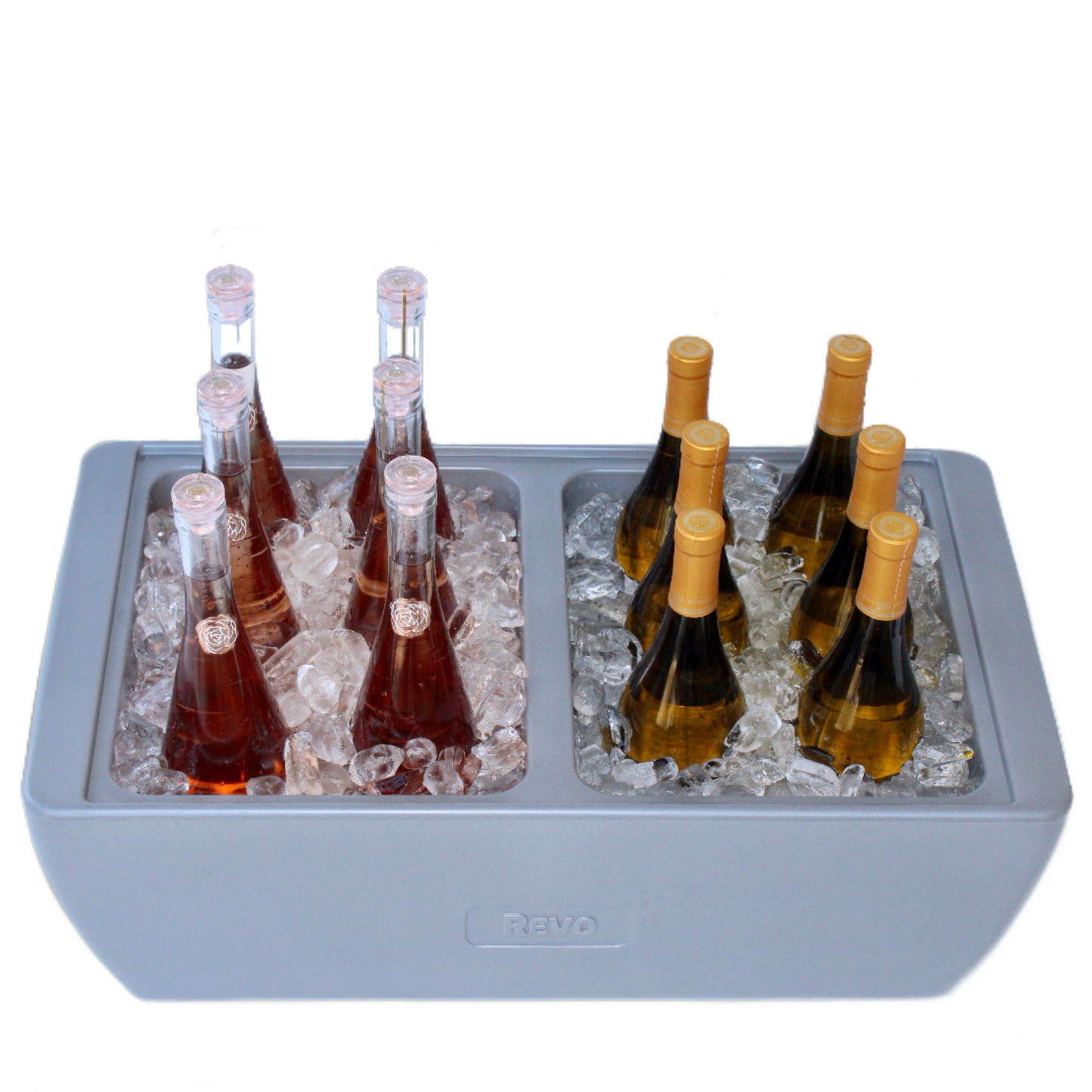 REVO insulated beverage tub for ice bucket, beer bucket, wine bucket and champagne bucket. It also fits half size food trays, hot or cold.