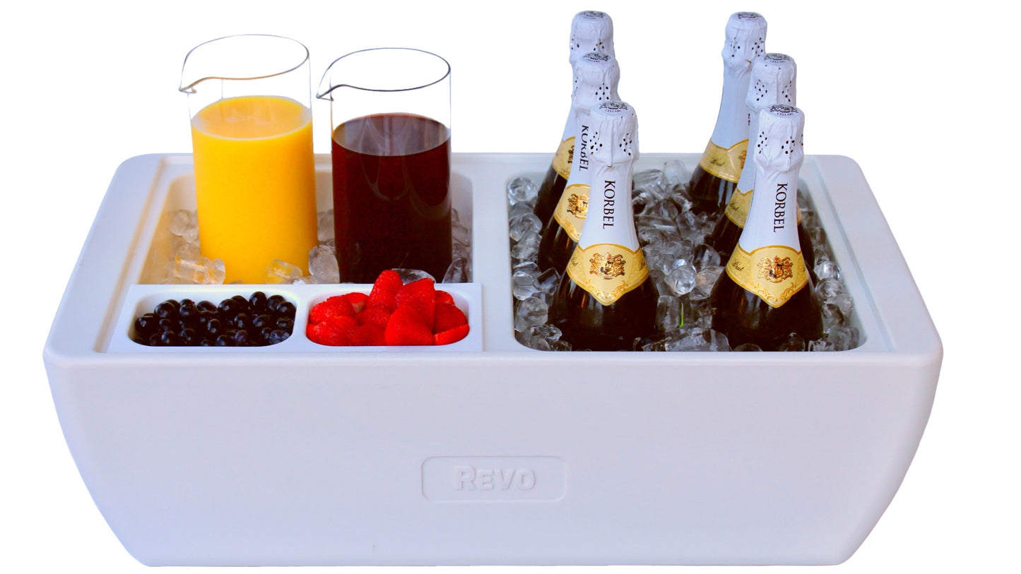 Dubler Party Cooler™ | Polar White by REVO COOLERS, LLC