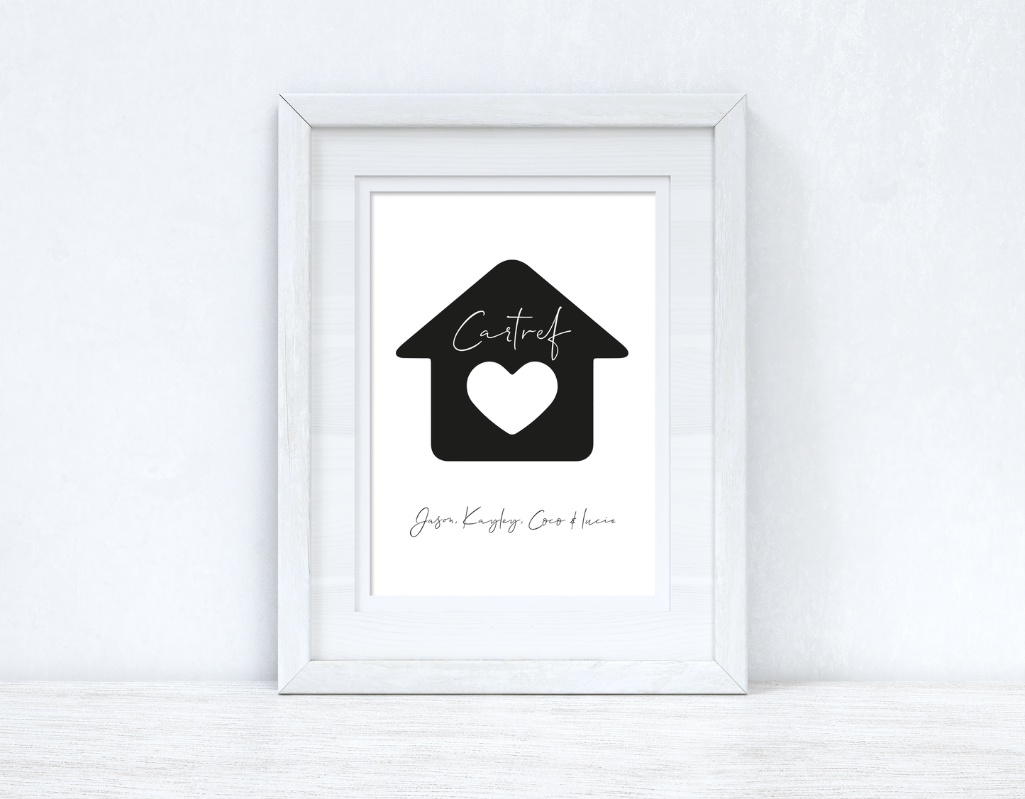Cartef Personalised Home Names Home Welsh Decor Wall Decor Print by WinsterCreations™ Official Store