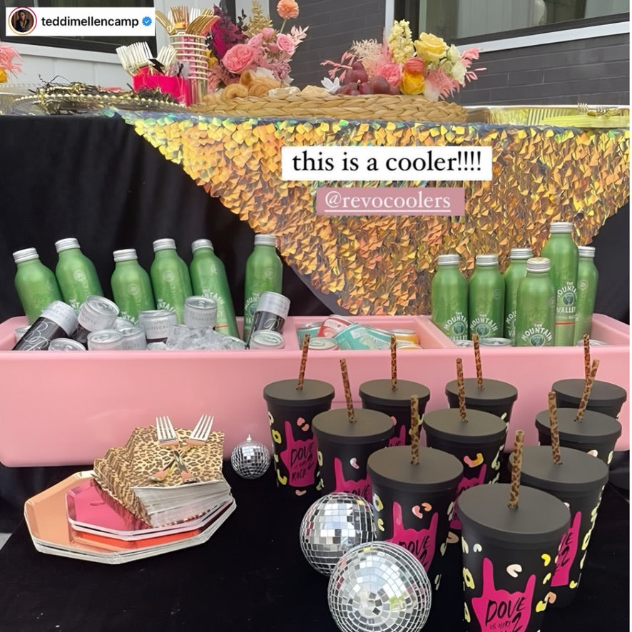 REVO Party Barge Cooler™ | Pink Coral by REVO COOLERS, LLC