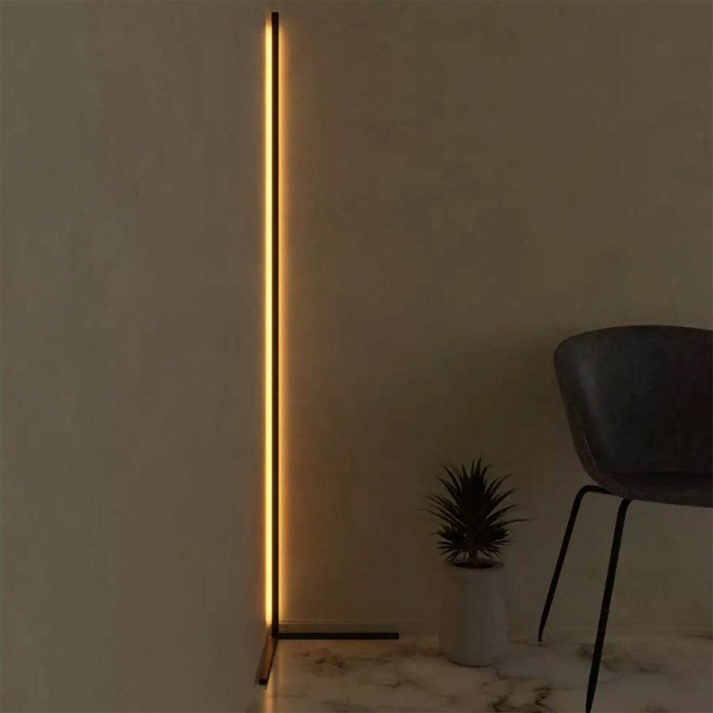 2-Pack RGBCW Corner Floor Lamps by EP Light