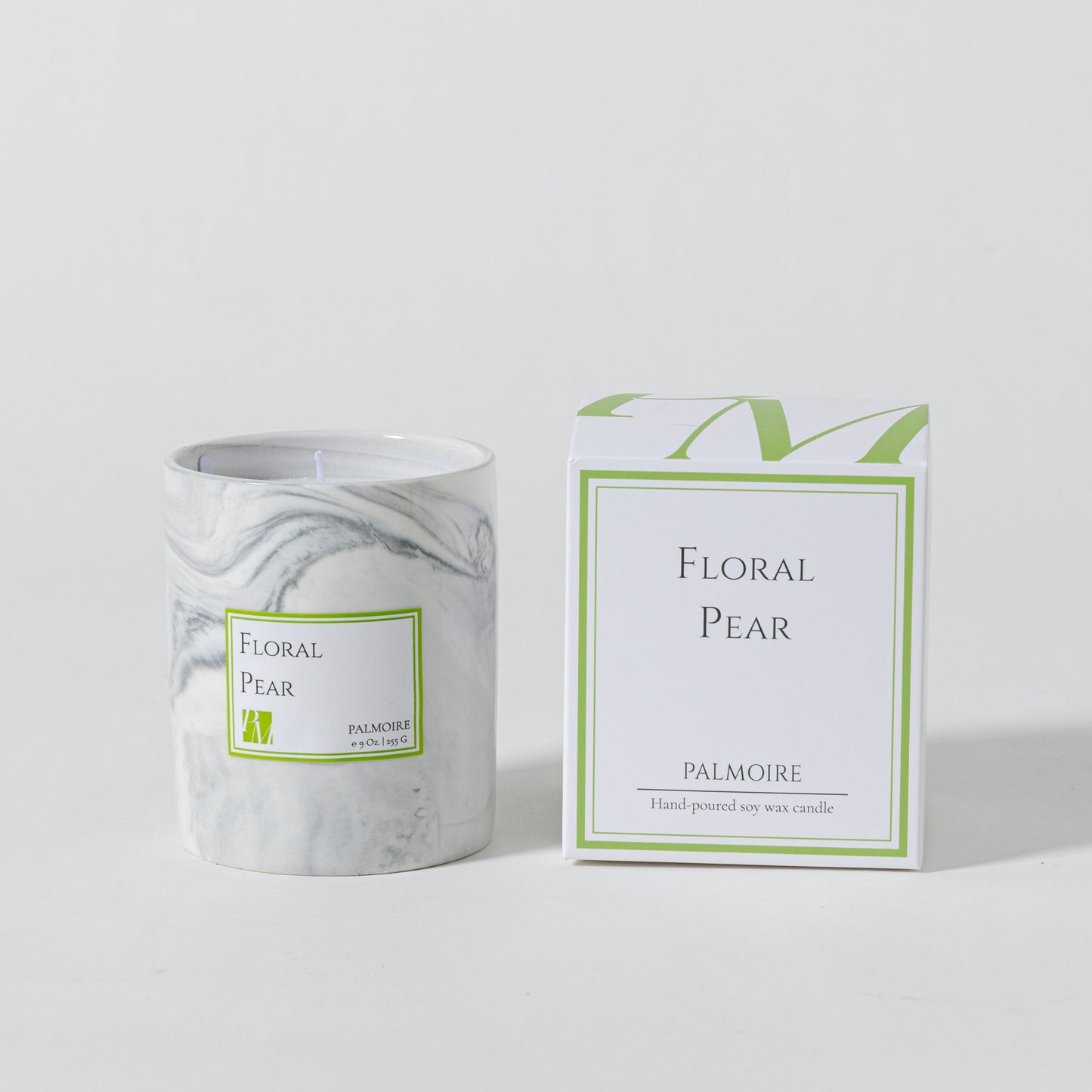 Floral Pear Soy Wax Candle - PALMOIRE