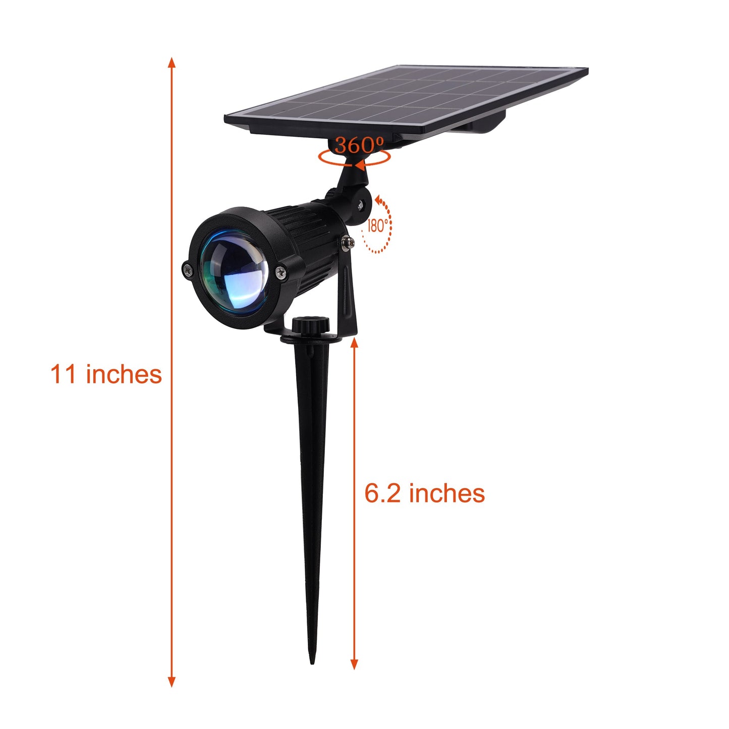 Solar Power Outdoor Sunset Projector Light by EP Light