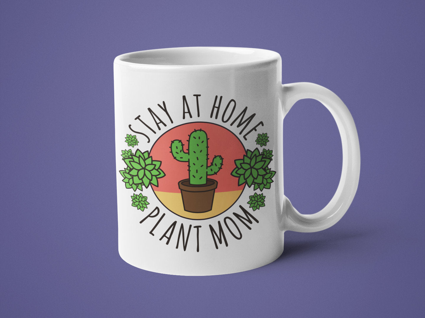 Stay at Home Plant Mom by Ink Pop