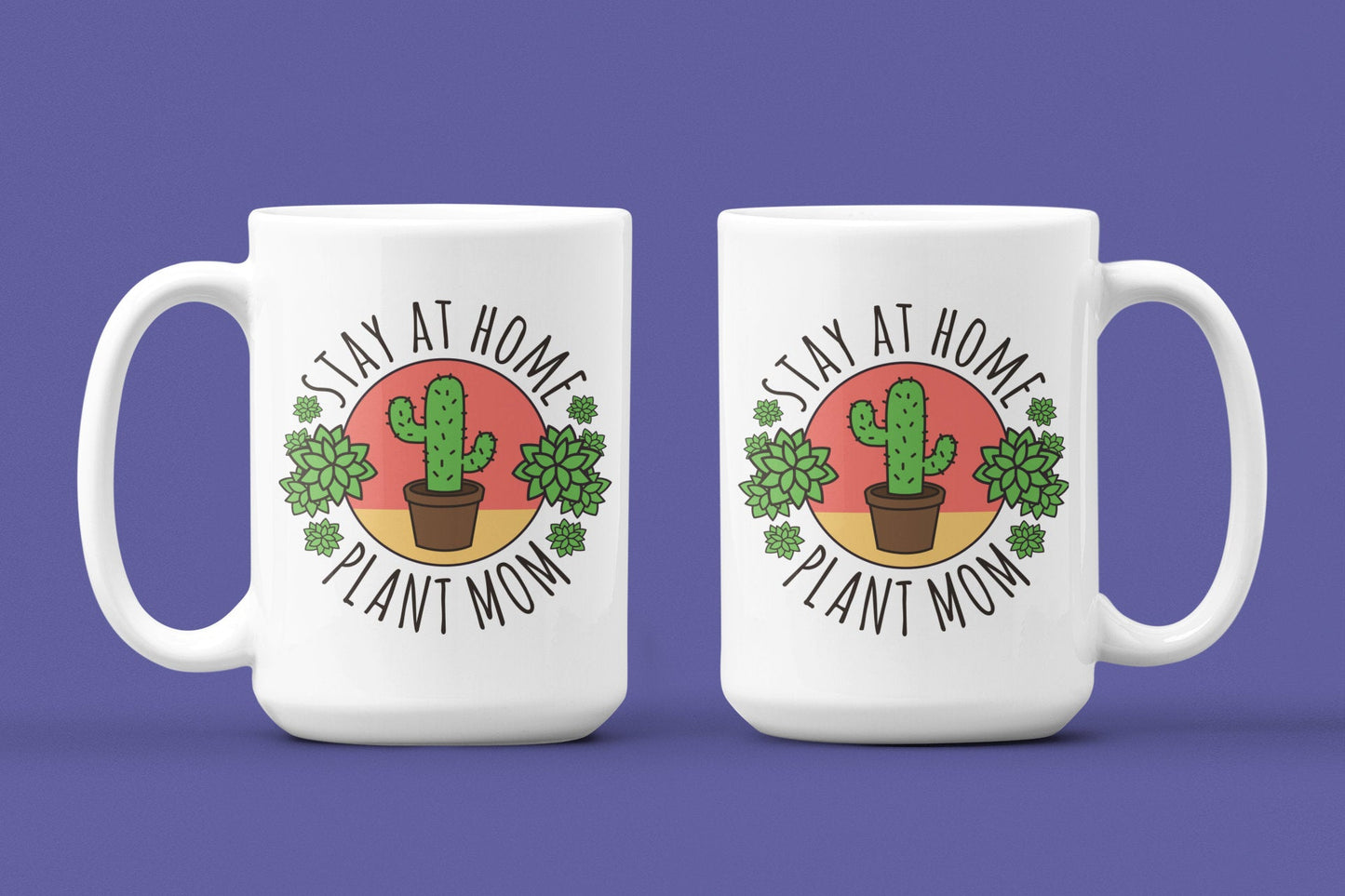 Stay at Home Plant Mom by Ink Pop