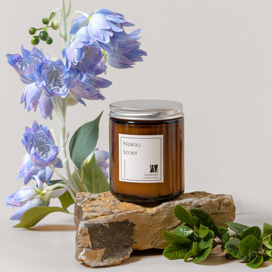 Neroli Story Soy Wax Candle - PALMOIRE