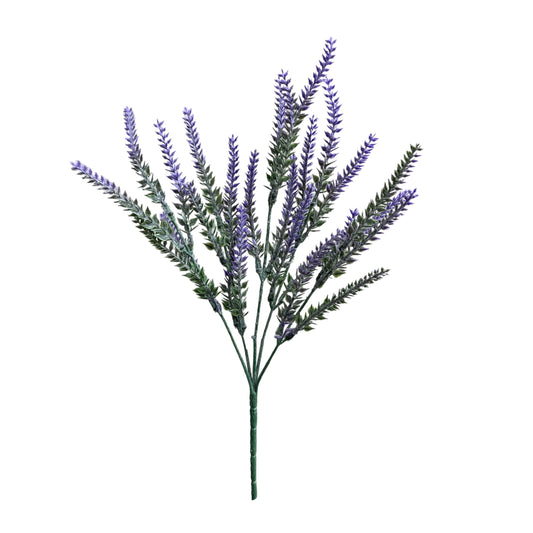 Set of 4 Artificial Lavender Stems for Home Decor by Sun Decorer