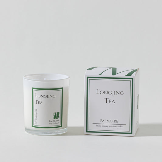 Longjing Tea Soy Wax Candle - PALMOIRE