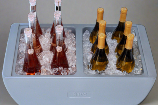 REVO insulated beverage tub for ice bucket, beer bucket, wine bucket and champagne bucket. It also fits half size food trays, hot or cold.
