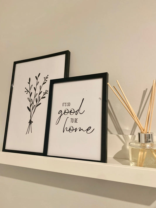 Flower 4 Simple Line Work Bedroom Home Wall Decor Print by WinsterCreations™ Official Store
