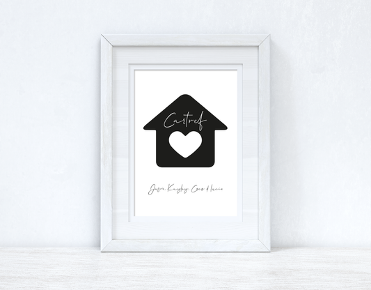Cartef Personalised Home Names Home Welsh Decor Wall Decor Print by WinsterCreations™ Official Store