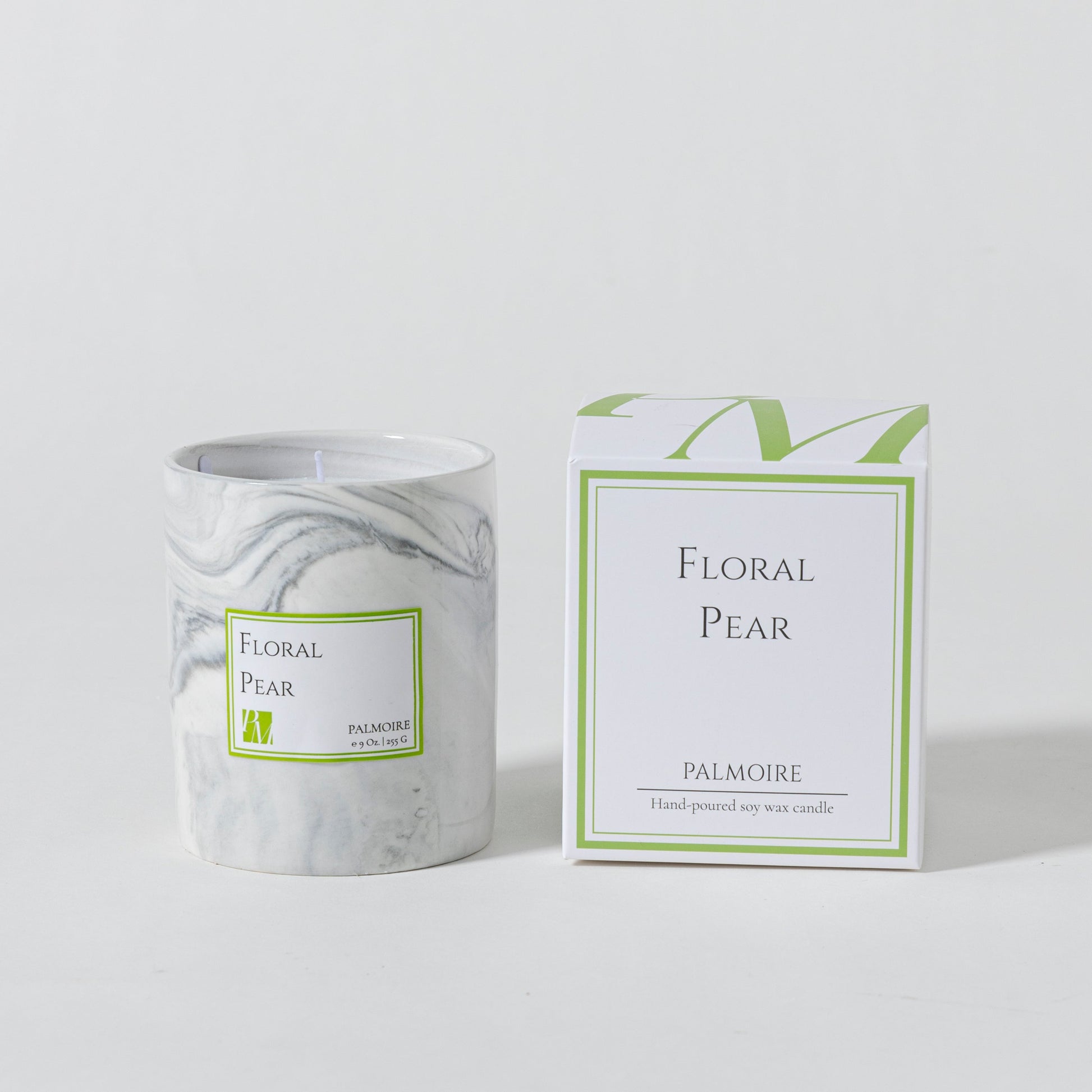 Floral Pear Soy Wax Candle - PALMOIRE