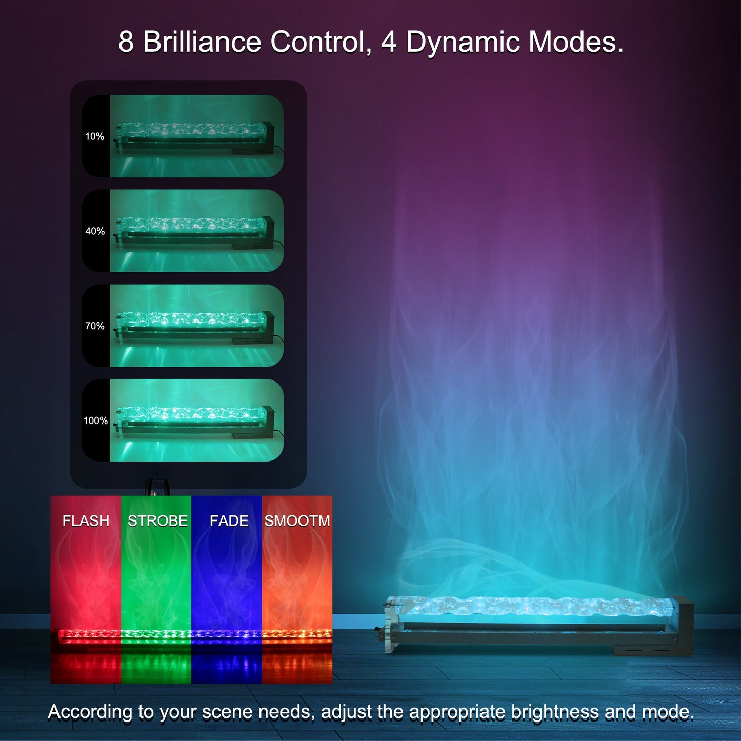 40" RGBW Ocean Wave Lights by EP Light
